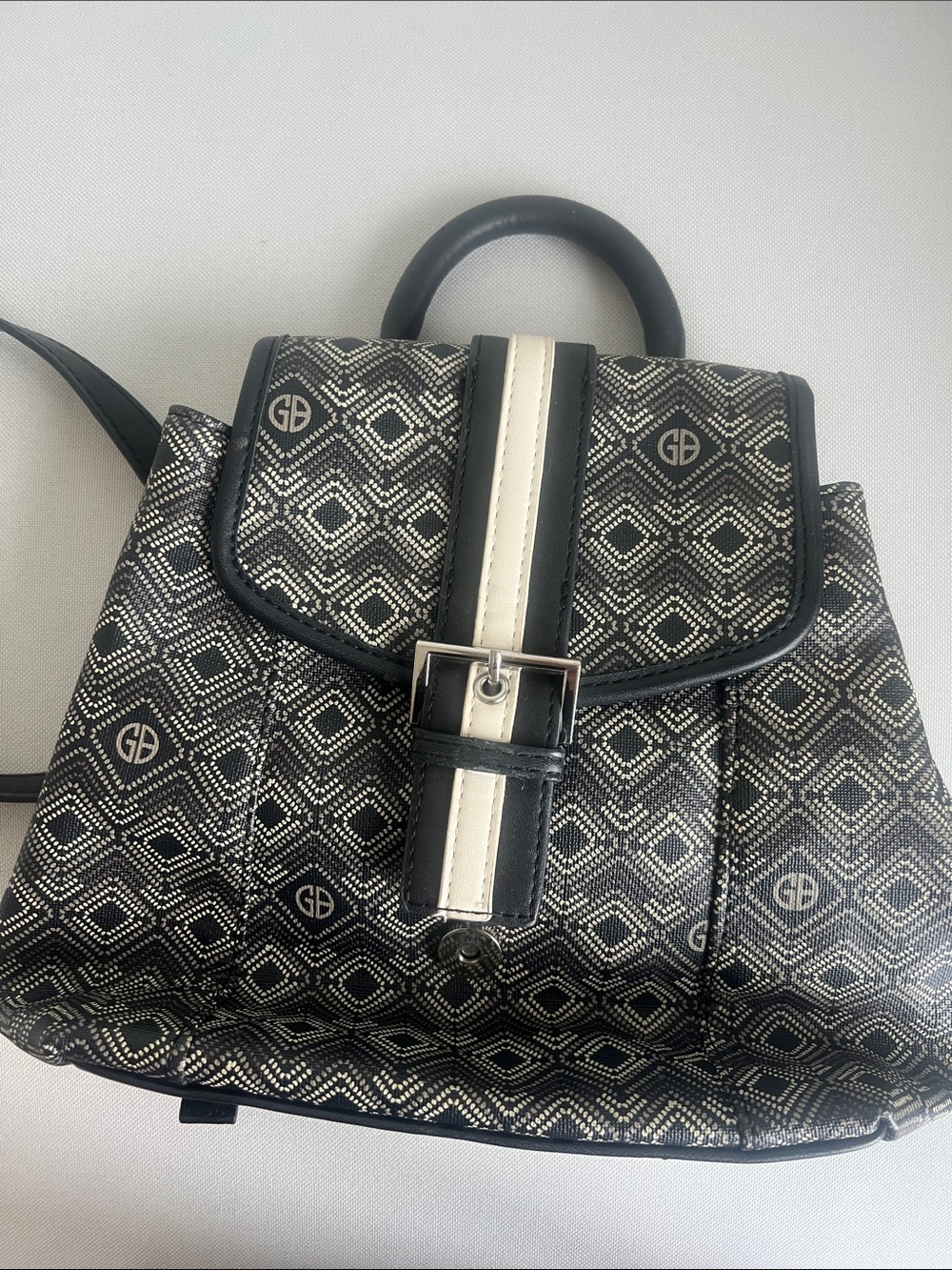 Giani Bernini Geometric Backpack Purse